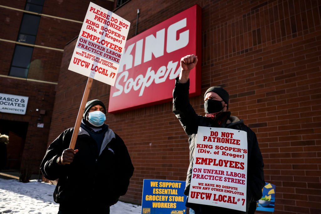 Workers At Grocery Chain King Soopers Go On Strike
