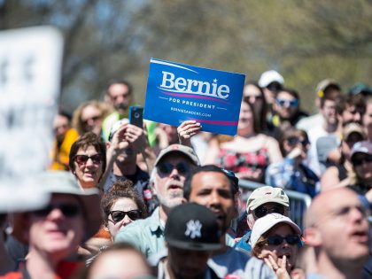 Bernie Sanders Holds Campaign Rally In Providence, Rhode Island