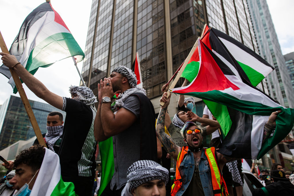 Protest In Support Of Palestine In Canada