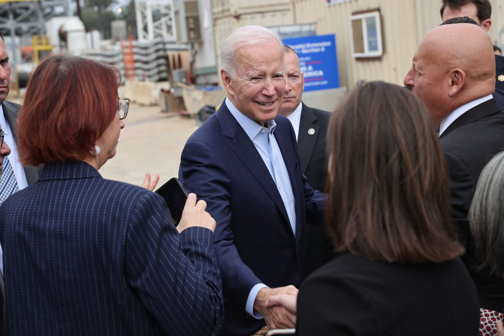 President Biden visits Los Angeles, California