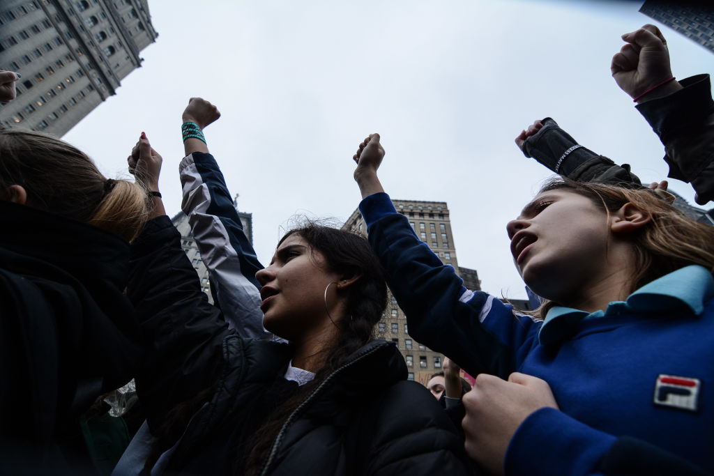 High School Students Resist!: A Walkout for a Better Tomorrow at Foley Square