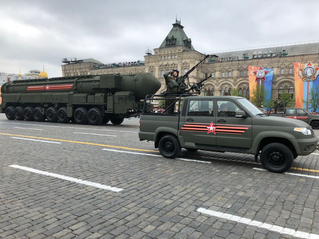 Victory Day military parade rehearsals in Moscow