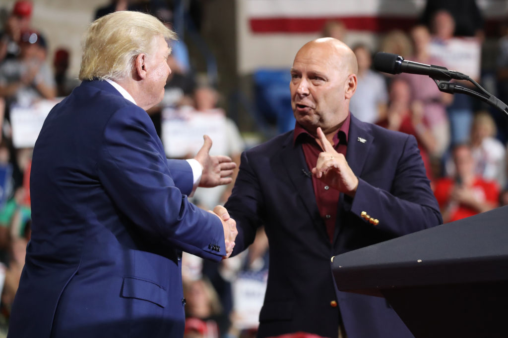 Former President Trump Holds Campaign Rally In Pennsylvania To Support Local Candidates
