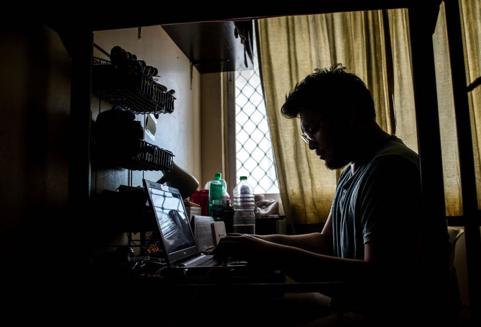 Total Lockdown In A District In Manila, Philippines