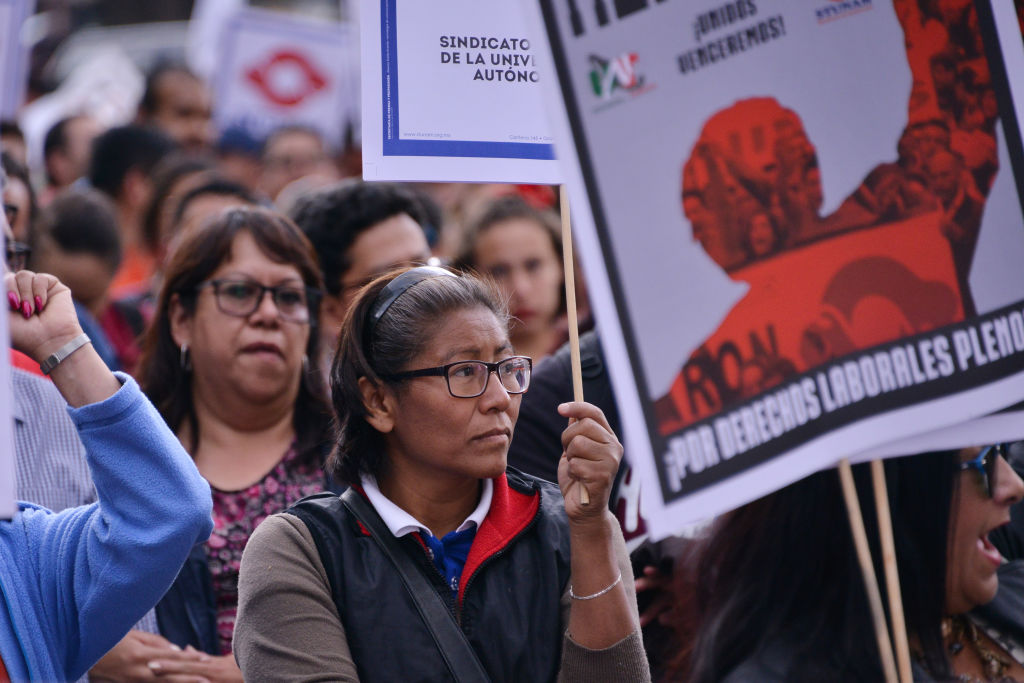 National Struggle Day Protest In Mexico