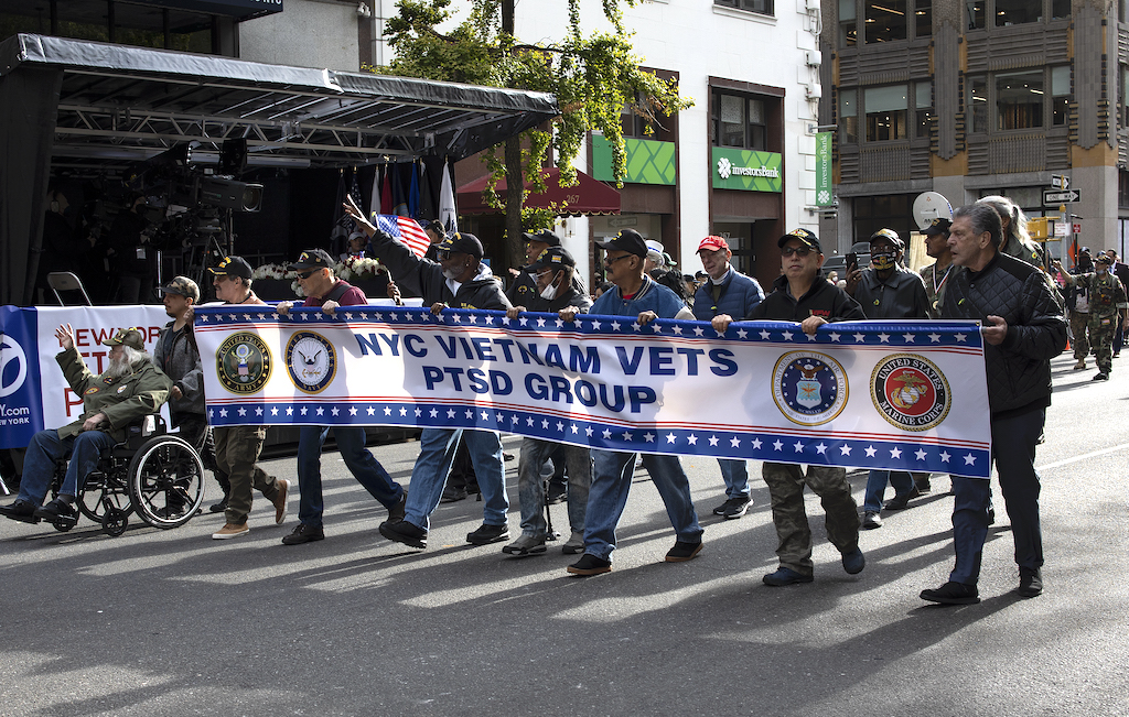 Veterans Day Parade in NYC