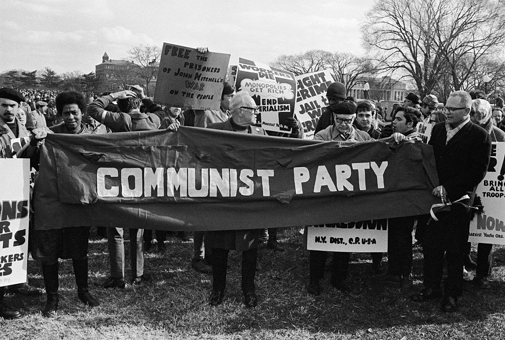 The Communist Party at an Anti-Vietnam War Demonstration