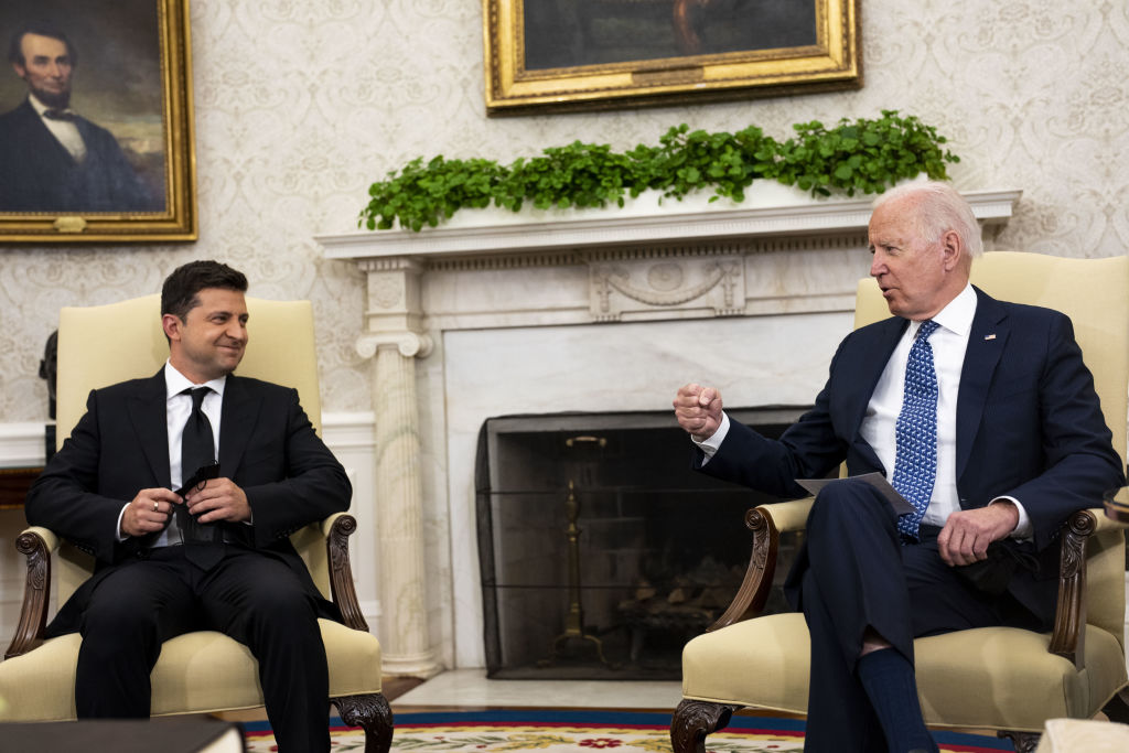 President Biden Hosts Ukraine's President Zelenskiy