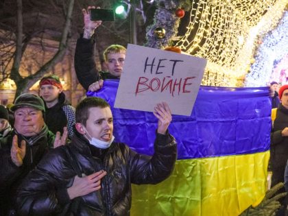 Anti-war protest in Moscow