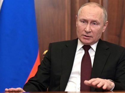 Russian President Putin addresses the nation