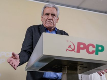 Portuguese Communist Party Secretary-General Jeronimo De Sousa Presents The Conclusions Of The PCP Central Committee On Snap Elections