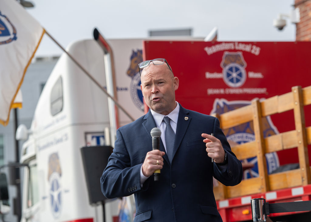 TEAMSTERS PRESIDENT IN BOSTON