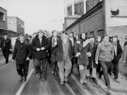 British Politics - Strikes - The Miners Strike - Birmingham - 1972