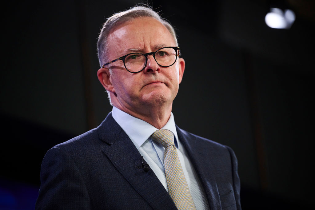 Labor And Opposition Leader Anthony Albanese Gives National Press Club Address