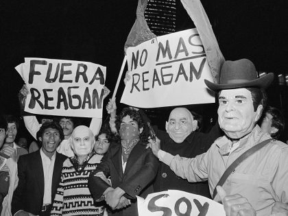 Anti-Reagan Demonstration