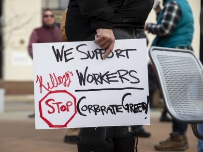 Senator Bernie Sanders Joins Kellogg's Workers Rally