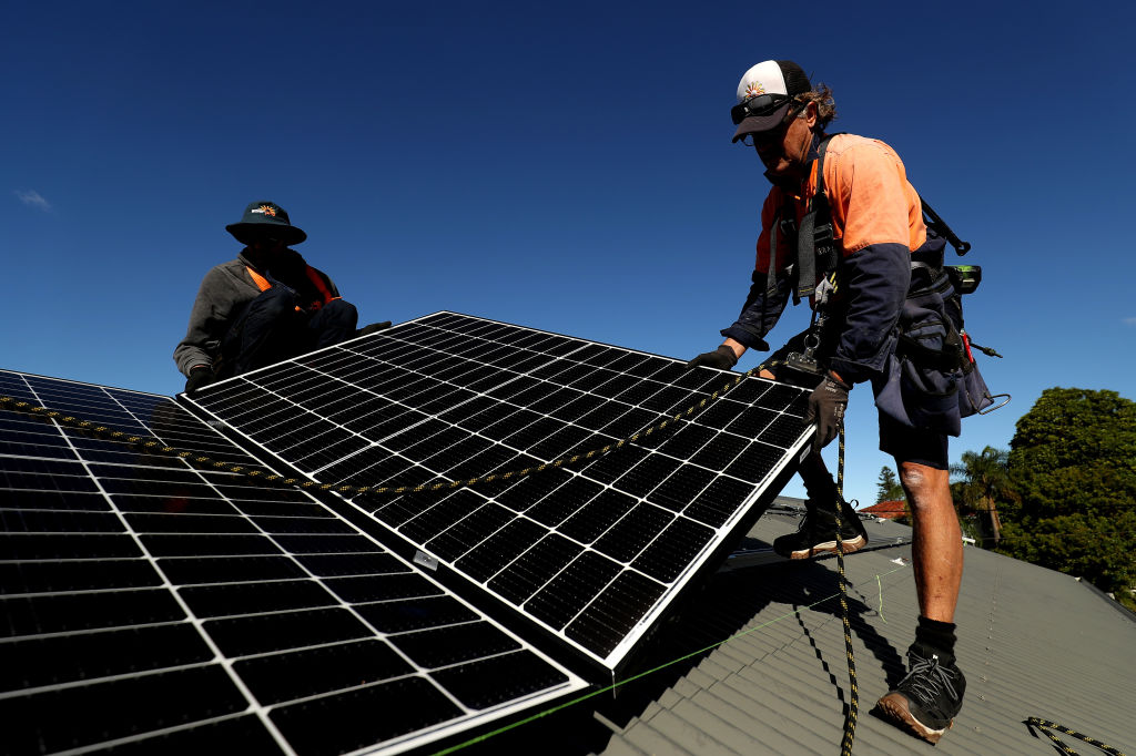 Installation of Solar Panels At A Residential Property In Sydney