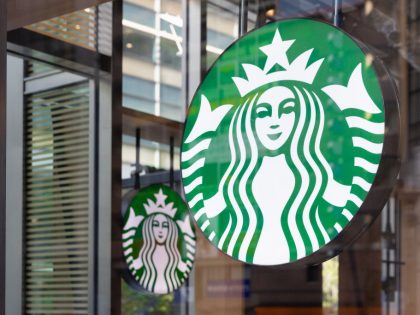 American multinational chain Starbucks Coffee store seen in
