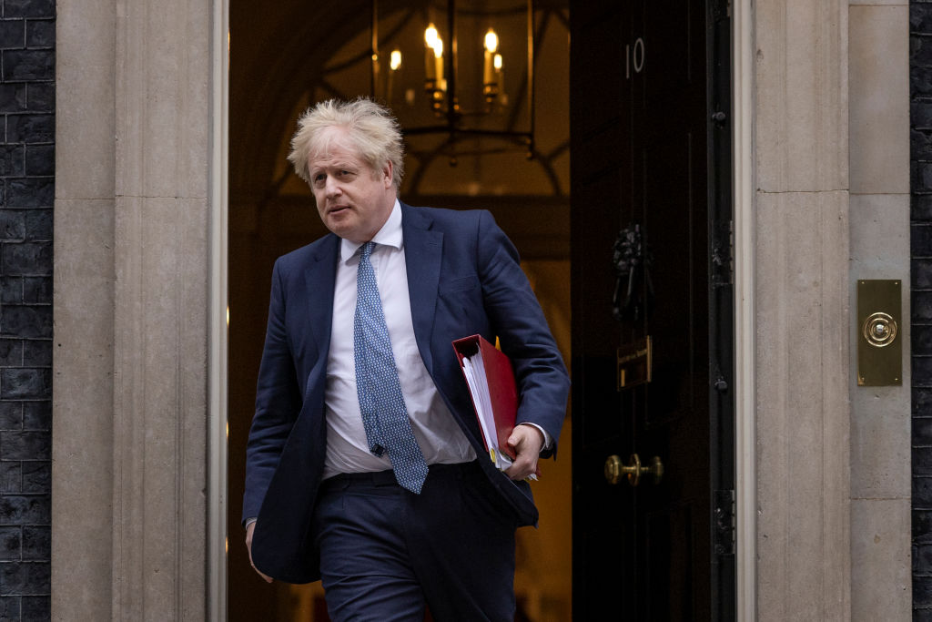 Boris Johnson Attends PMQs