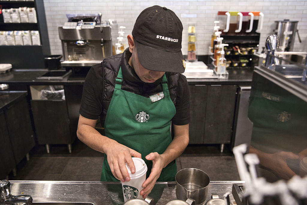 Inside A Starbucks Corp. Location Ahead Of Earnings Figures