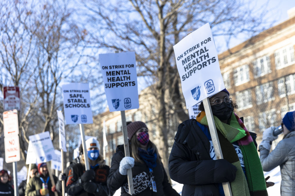 School teachers strike in USA