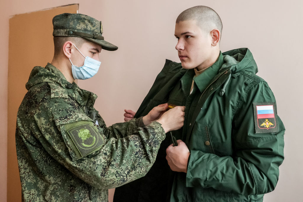 Army call-up in Novosibirsk Region, Russia