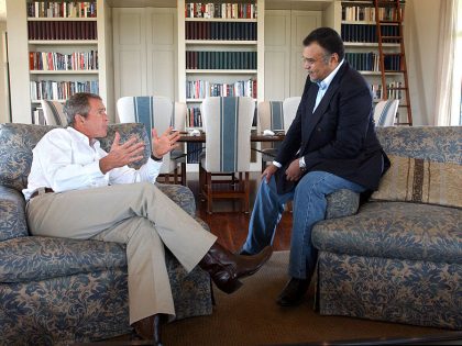 Bush Meets With Saudi Ambassador