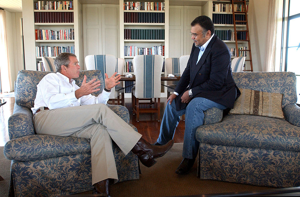 Bush Meets With Saudi Ambassador