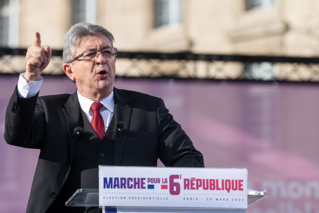 French Presidential Candidate Jean-Luc Melenchon's Rally For The 6th Republic