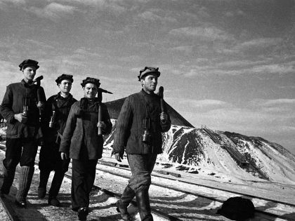 Donbass coal miners, Ukraine.