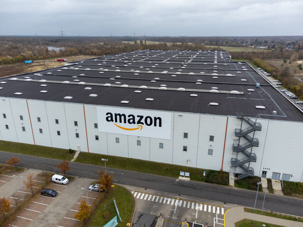 Amazon Warehouse As Shoppers Look Early For Christmas Gifts