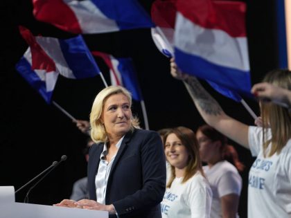 French Presidential Candidate Marine Le Pen Nears End Of 2022 Campaign Trail