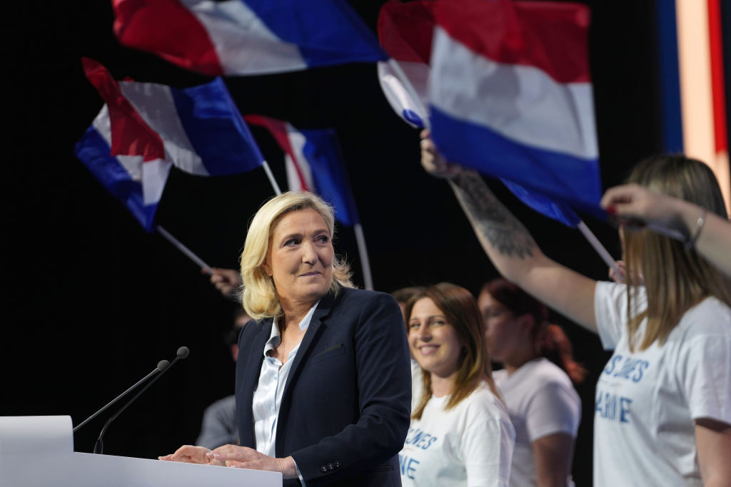 French Presidential Candidate Marine Le Pen Nears End Of 2022 Campaign Trail
