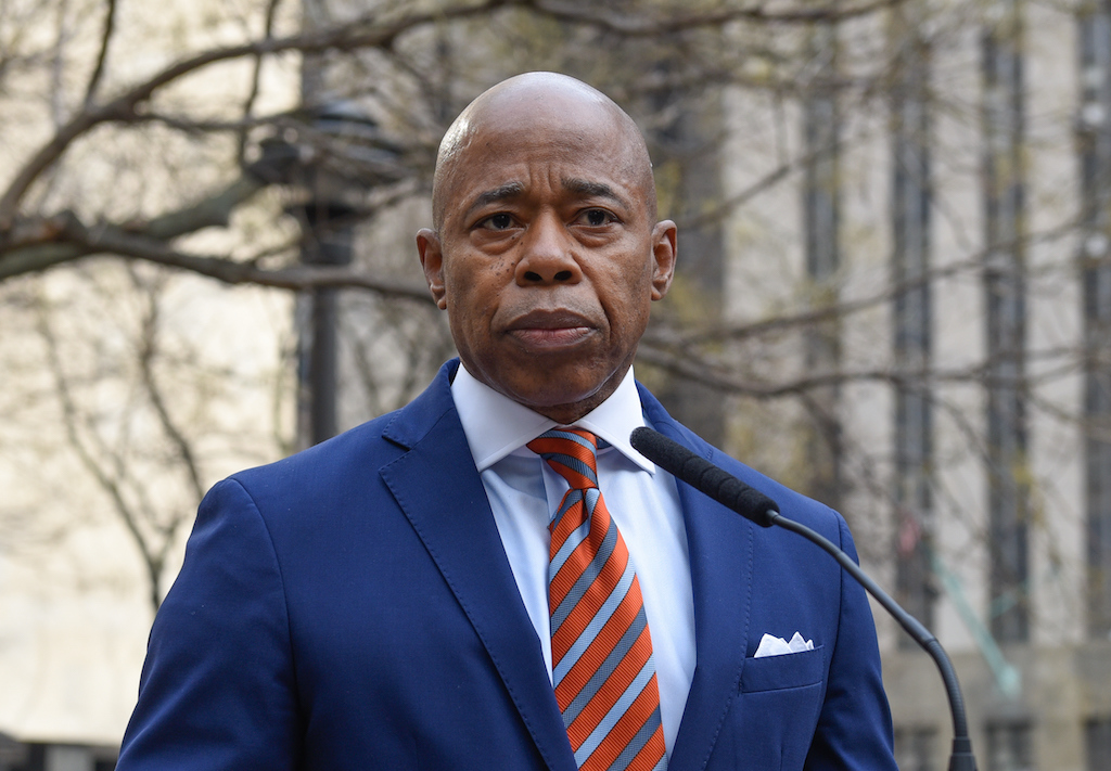 New York City Mayor Eric Adams Hold Press Briefing
