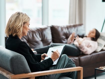 Talking to a therapist is the first step to recovery