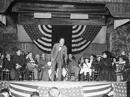 Eugene Debs Delivering Speech