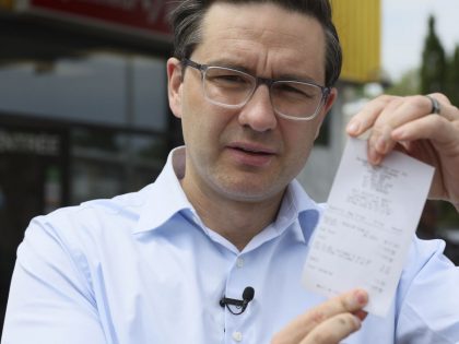 Conservative Party Leader Candidate Pierre Poilievre Makes Gas Prices Announcement