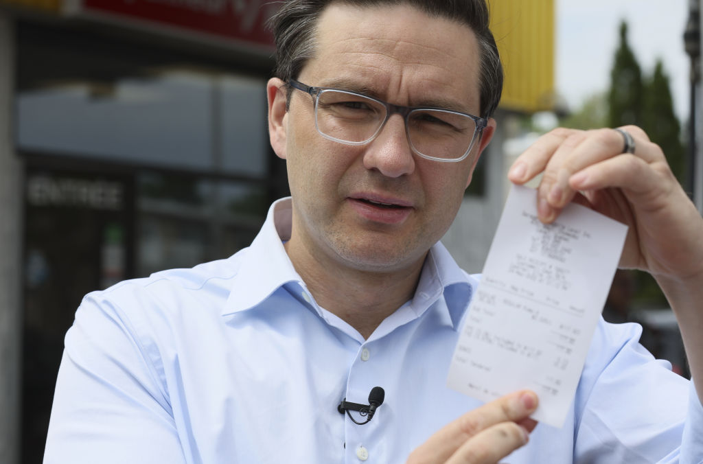 Conservative Party Leader Candidate Pierre Poilievre Makes Gas Prices Announcement
