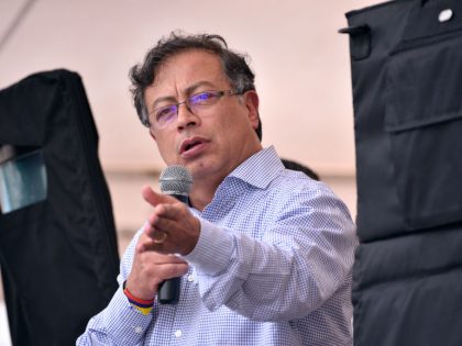 Gustavo Petro Holds Campaign Rally in Fusagasugá