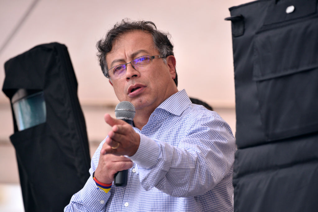 Gustavo Petro Holds Campaign Rally in Fusagasugá