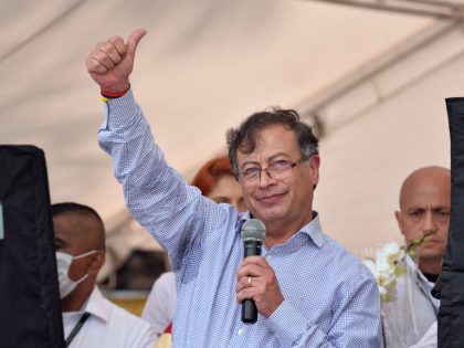 Gustavo Petro Holds Campaign Rally in Fusagasugá