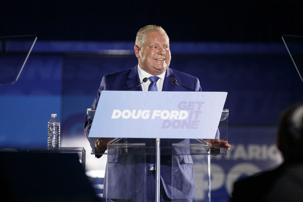 Ontario Premiere Doug Ford Hosts 'Get It Done' Campaign Rally