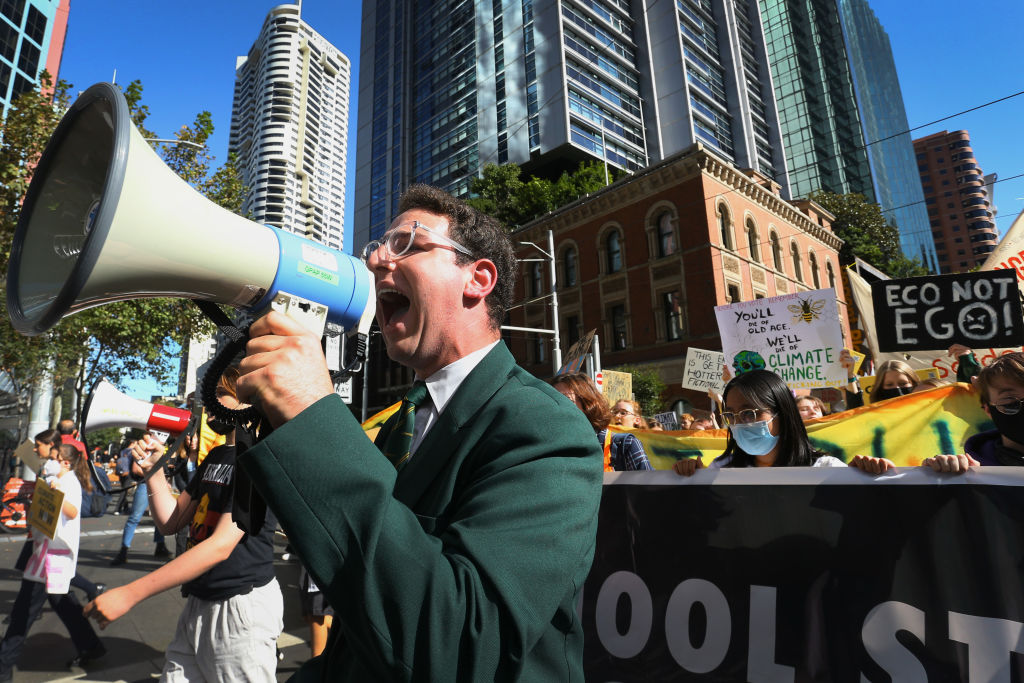 Sydney Students Rally As Part Of School Strike For Climate Ahead Of Australian Federal Election