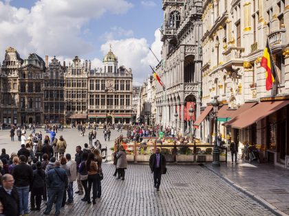 The Grand Place or Grote Mark in Brussels.