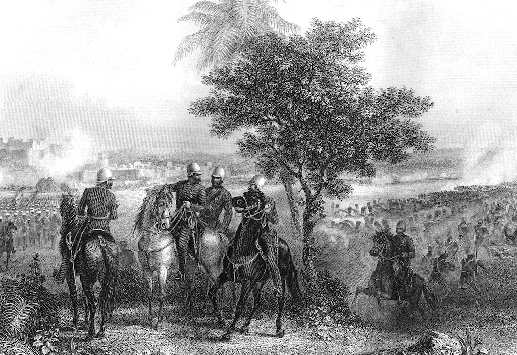 'The Battle of Goojerat', 1849, (19th century).