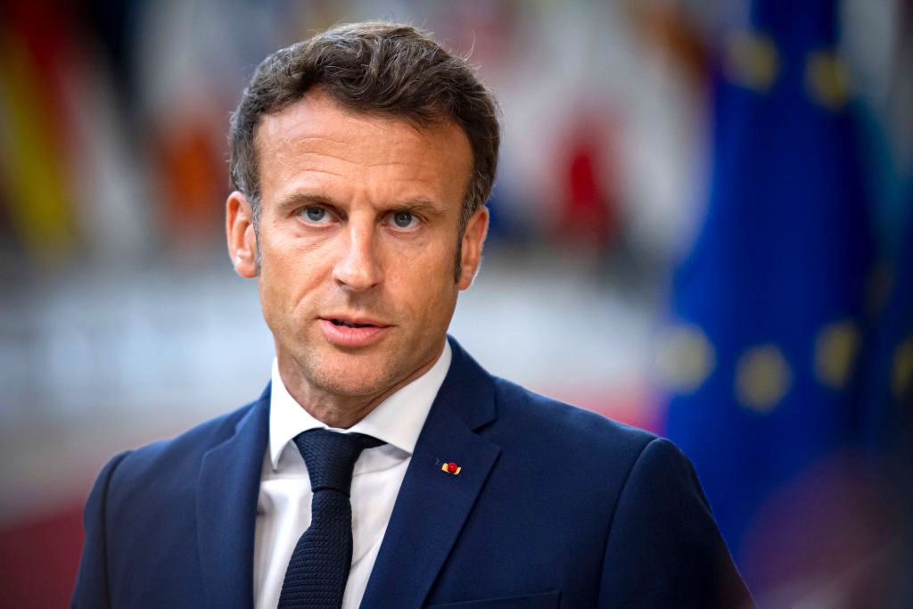 Emmanuel Macron At The European Council Summit In Brussels