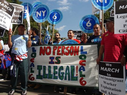 Immigrant Workers Demonstrate in NYC