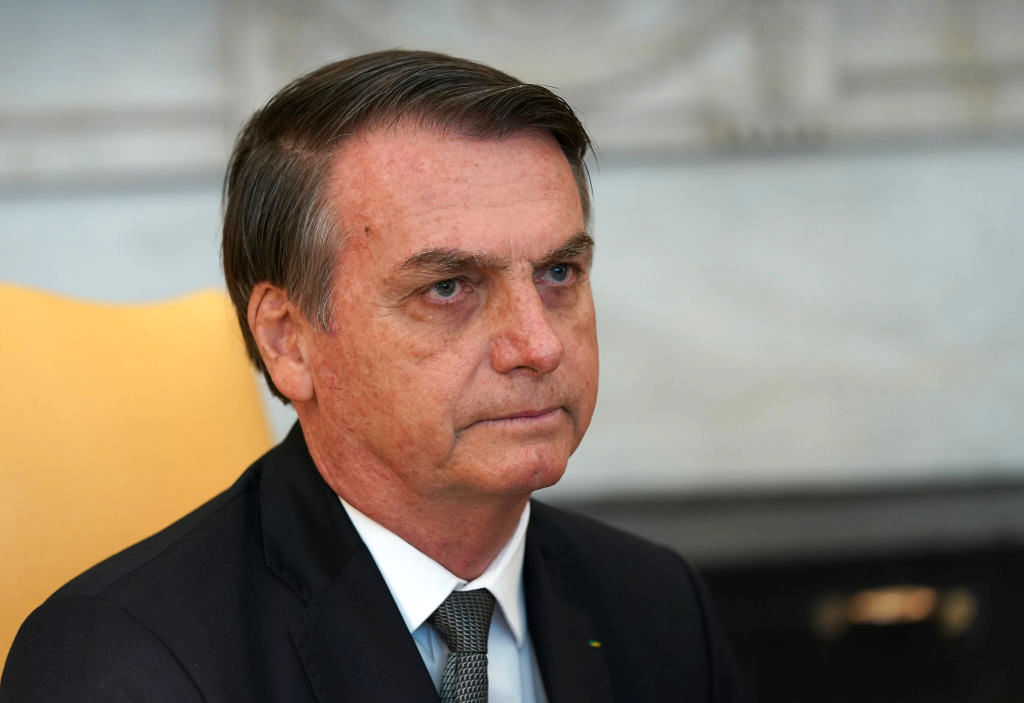 President Trump Holds Joint Press Conference With Brazilian President Bolsonaro