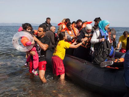 Refugees On Lesbos