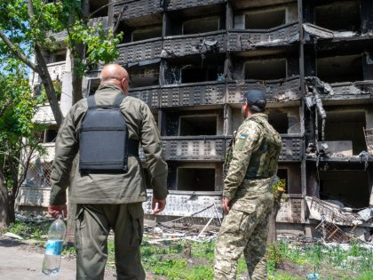 Destruction in Kharkiv after Russian attacks
